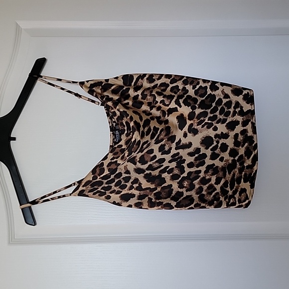 Nasty Gal Leopard Print Tank Top 8 - Picture 1 of 7